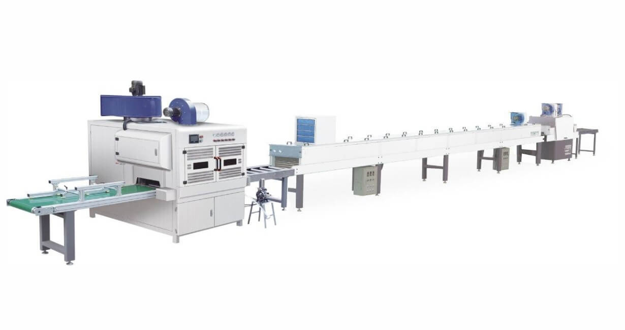 Assemble ONETECH automatic painting line painting of profile 